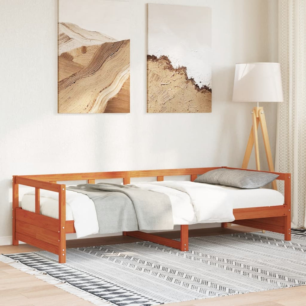 vidaXL Daybed without Mattress Solid Wood Pine