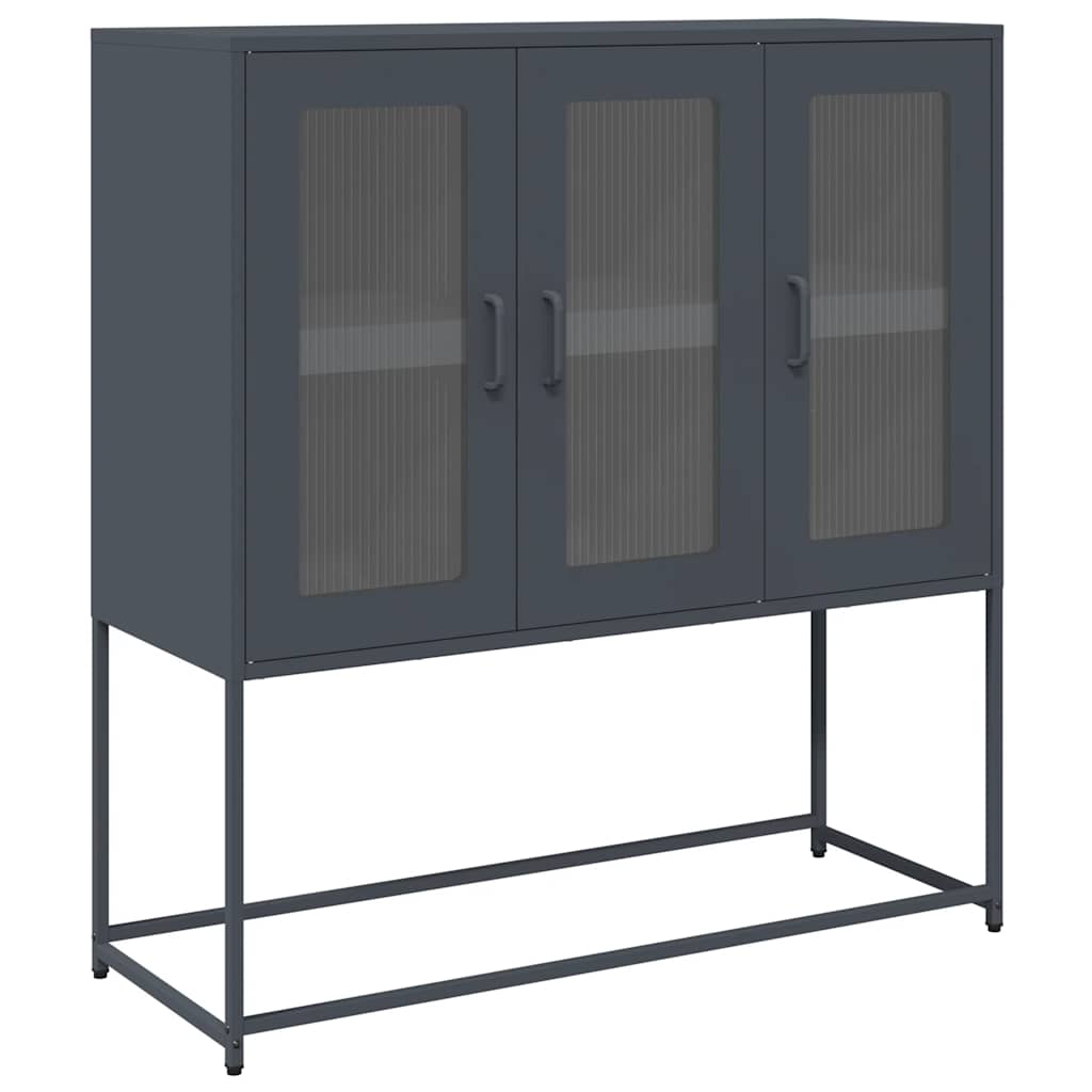 Sideboard 100,5x39x107 cm Cold-rolled Steel Anthracite