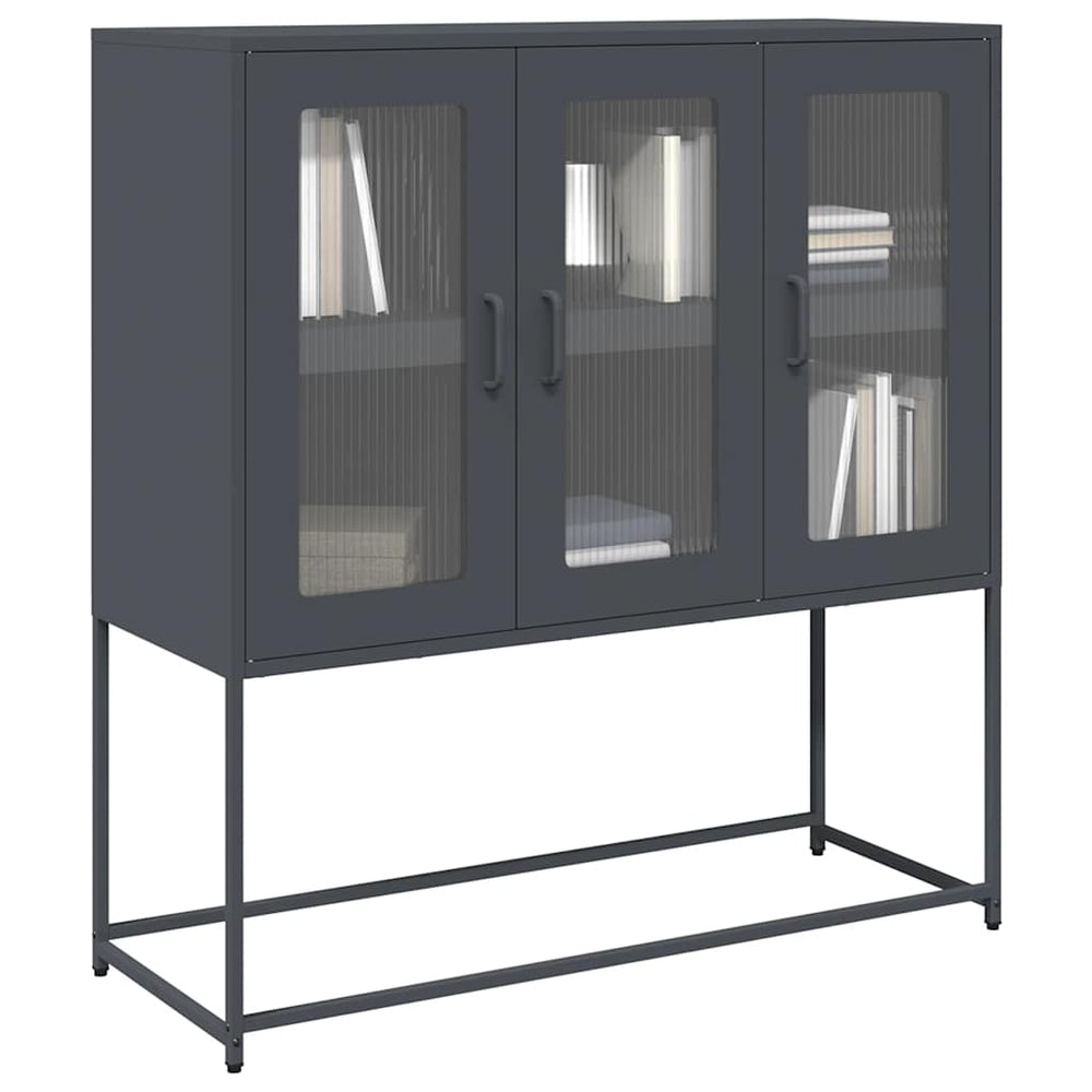 vidaXL Sideboard 100.5x39x107 cm Cold-rolled Steel