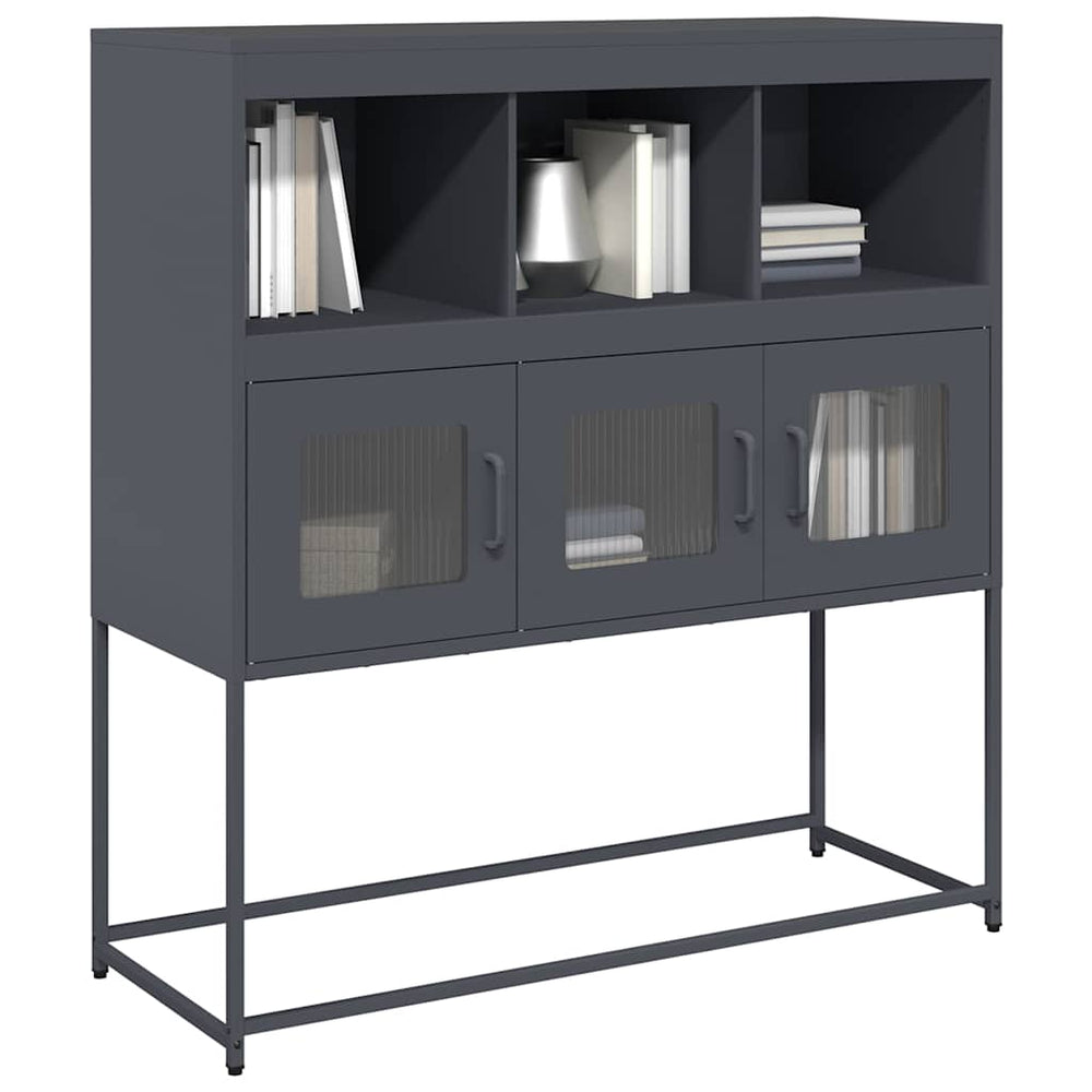 vidaXL Sideboard 100.5x39x107 cm Cold-rolled Steel