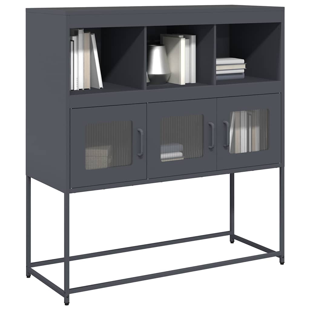 Sideboard 100,5x39x107 cm Cold-rolled Steel Anthracite