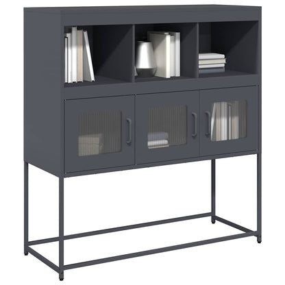 Sideboard 100,5x39x107 cm Cold-rolled Steel Anthracite