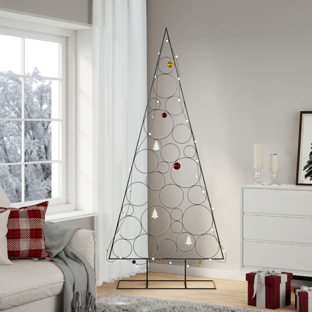 Metal Christmas Tree KUOPIO Steel Black