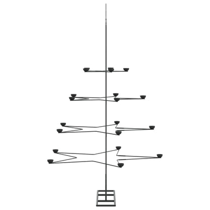 Metal Christmas Tree for Decoration Black