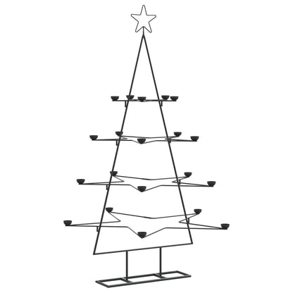 Metal Christmas Tree for Decoration Black