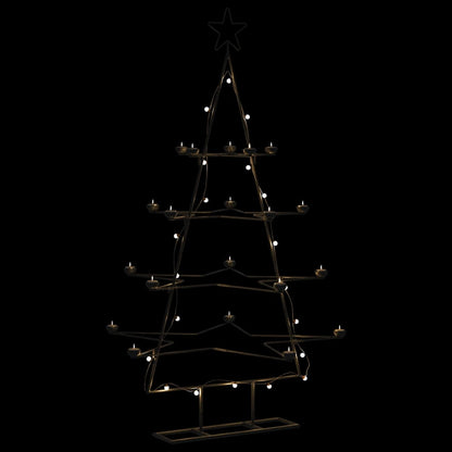 Metal Christmas Tree for Decoration Black
