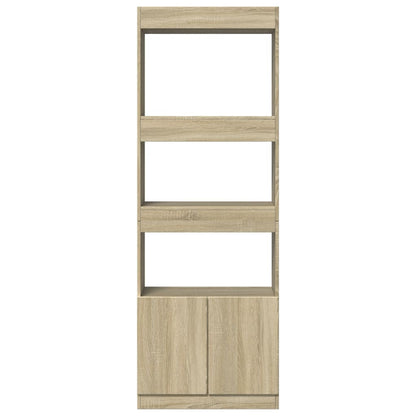 Highboard 63x33x100 cm Engineered Wood Sonoma oak 180 cm