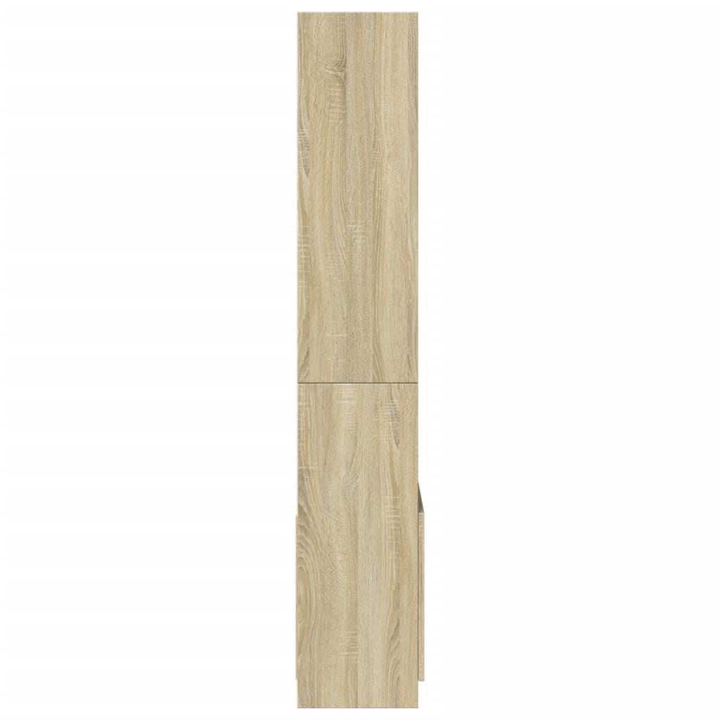 Highboard 63x33x100 cm Engineered Wood Sonoma oak 180 cm