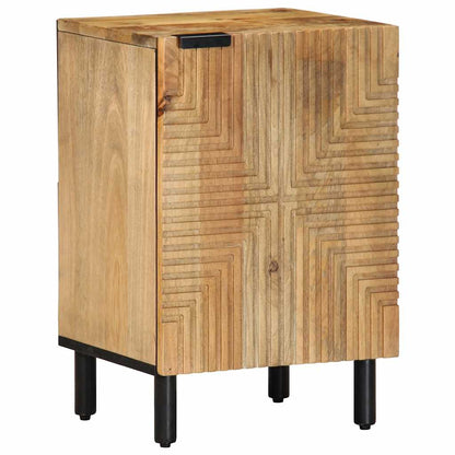 Bathroom Cabinet Set 5 pcs Natural 38 x 33 x 160 cm Solid mango wood