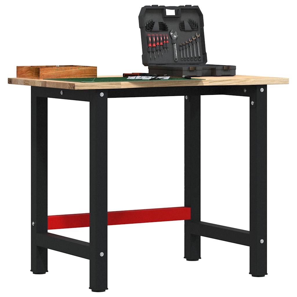 Workbench 100x60x81,5 cm Solid Wood Oak 100 x 60 x 81.5 cm
