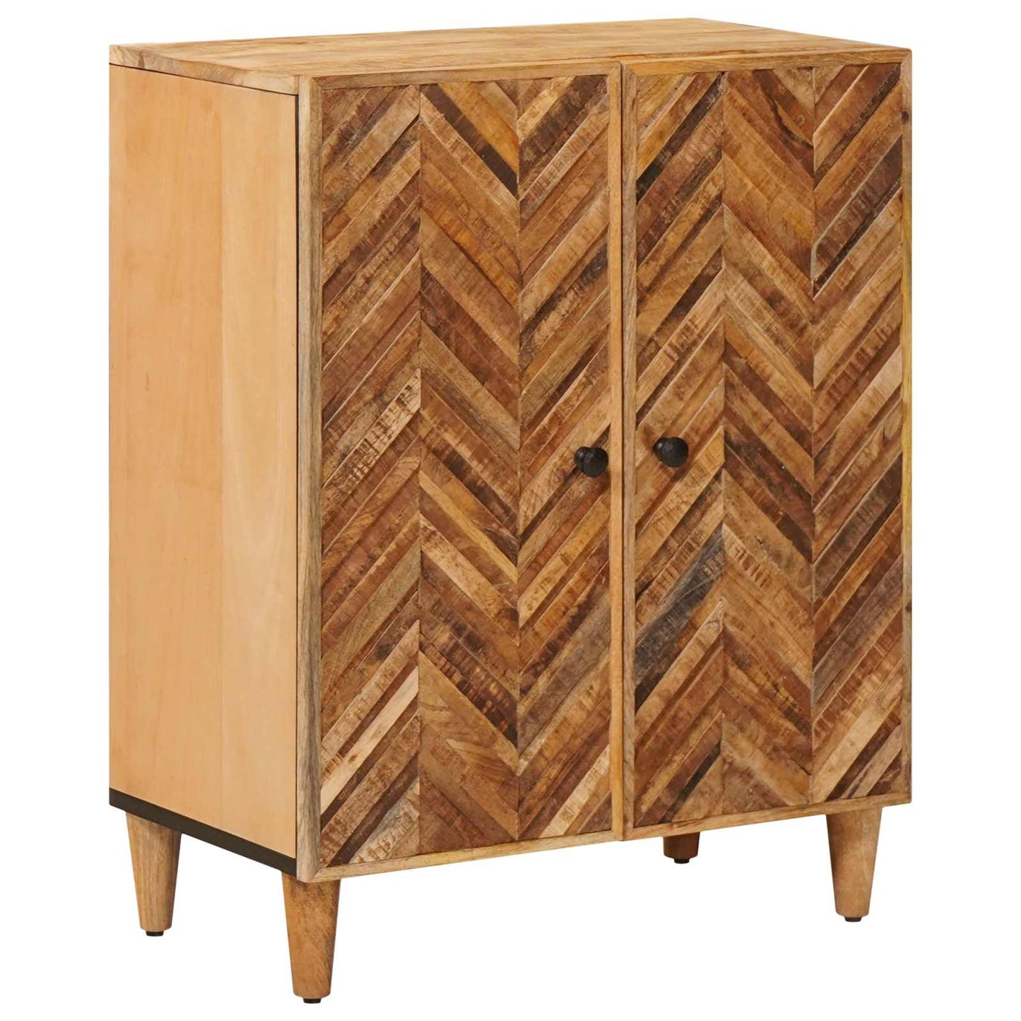 vidaXL Storage Cabinets 3 pcs 60 x 33.5 x 75 cm Solid Mango Wood Brown 3