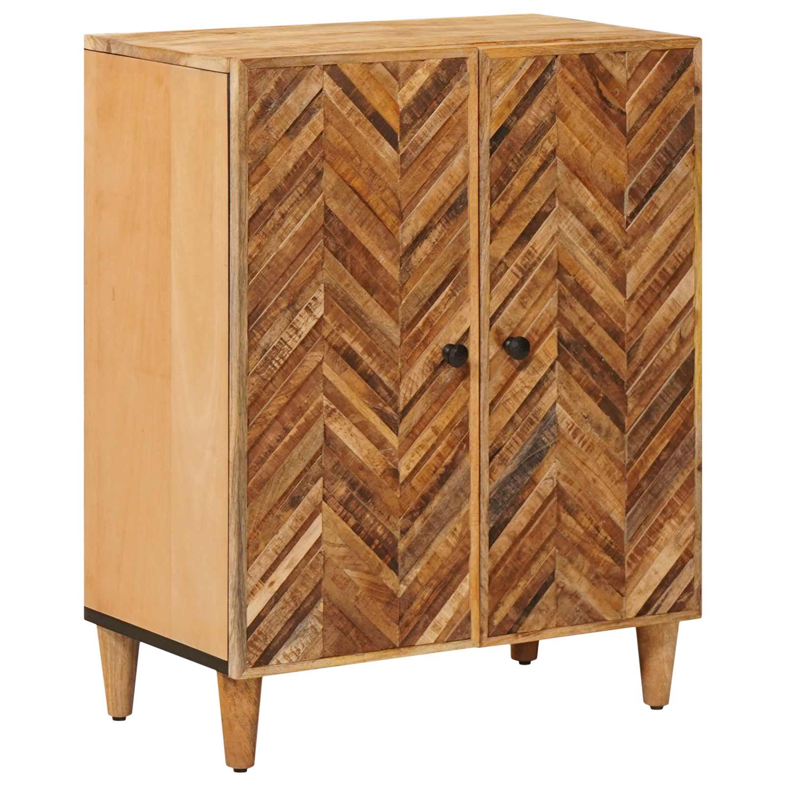 vidaXL Storage Cabinets 3 pcs 60 x 33.5 x 75 cm Solid Mango Wood Brown 3