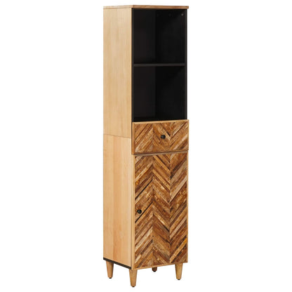 vidaXL Bathroom Cabinet Set 4 pcs Solid Mango Wood 5