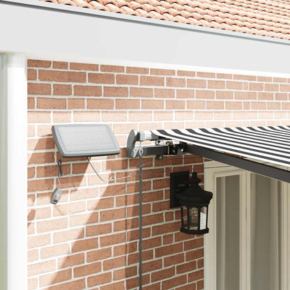 vidaXL Manual Retractable Awning with LEDs Anthracite&White 600x300 cm 4