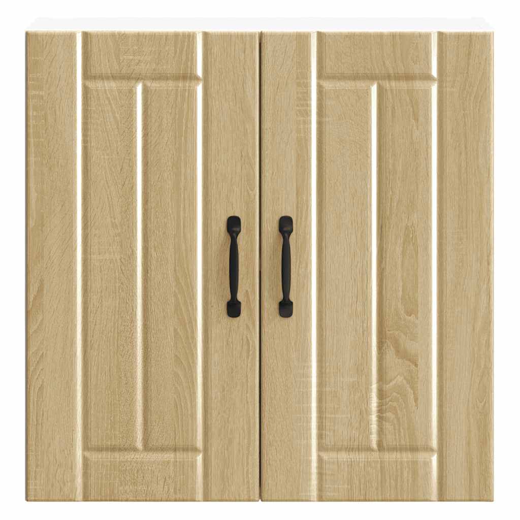 Kitchen Wall Cabinet "Lucca" Engineered Wood Sonoma Oak 1x wall cabinet (2 doors) 60 cm wide 60 cm high