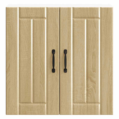 Kitchen Wall Cabinet "Lucca" Engineered Wood Sonoma Oak 1x wall cabinet (2 doors) 60 cm wide 60 cm high