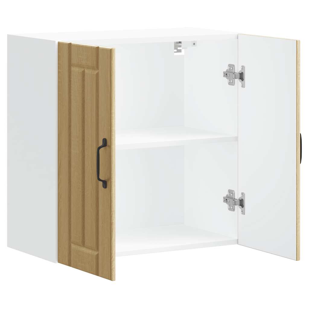 Kitchen Wall Cabinet "Lucca" Engineered Wood Sonoma Oak 1x wall cabinet (2 doors) 60 cm wide 60 cm high