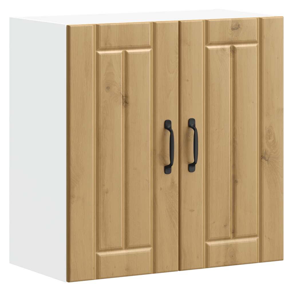 Kitchen Wall Cabinet "Lucca" Engineered Wood Artisan Oak 1x wall cabinet (2 doors) 60 cm wide 60 cm high