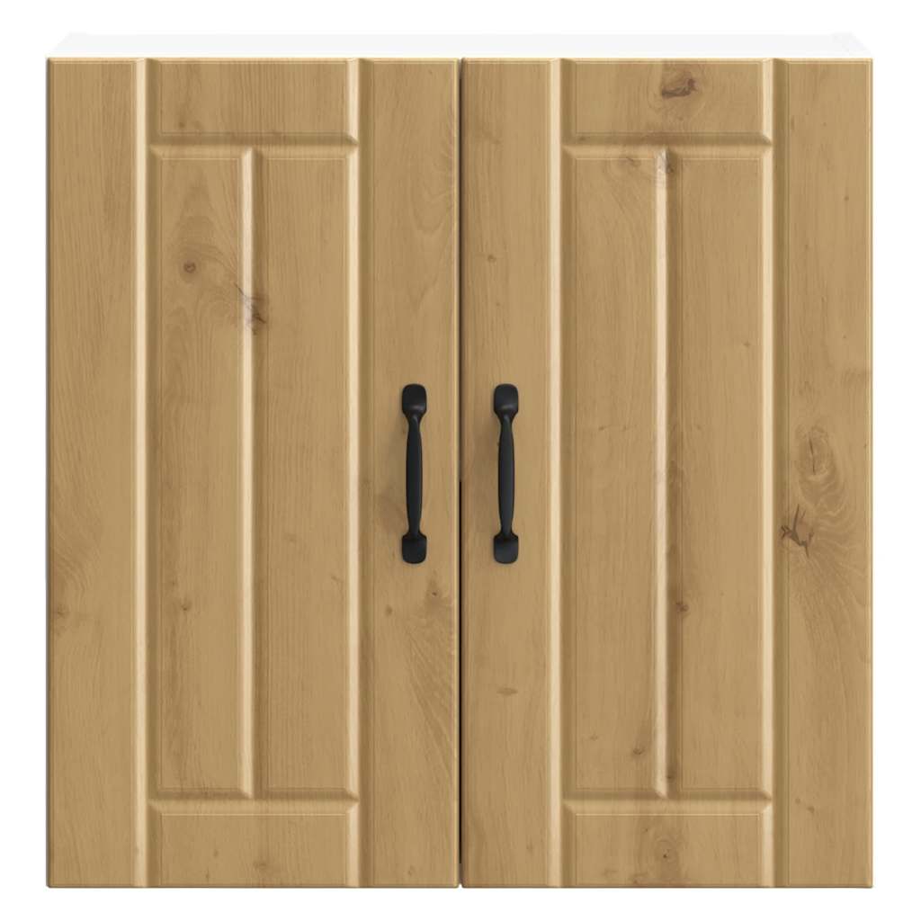 Kitchen Wall Cabinet "Lucca" Engineered Wood Artisan Oak 1x wall cabinet (2 doors) 60 cm wide 60 cm high