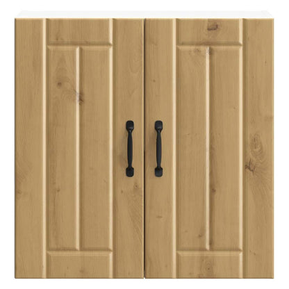 Kitchen Wall Cabinet "Lucca" Engineered Wood Artisan Oak 1x wall cabinet (2 doors) 60 cm wide 60 cm high