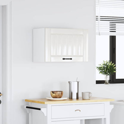 Kitchen Wall Cabinet "Lucca" Engineered Wood High Gloss White 1x wall cabinet (1 flap door) 60 cm wide 40 cm high