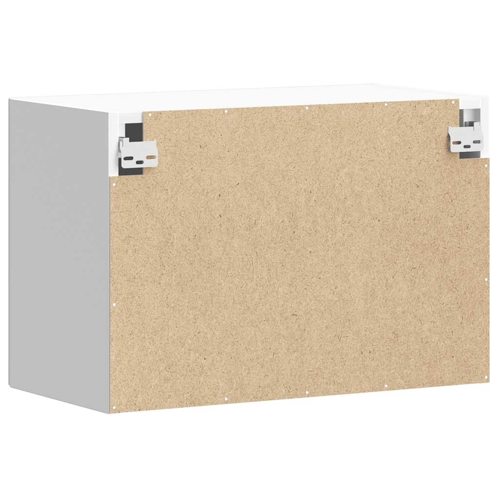 Kitchen Wall Cabinet "Lucca" Engineered Wood High Gloss White 1x wall cabinet (1 flap door) 60 cm wide 40 cm high