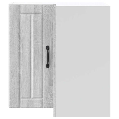 Kitchen Wall Cabinet "Lucca" Engineered Wood Grey Sonoma 1x wall corner cabinet 57 cm wide 60 cm high