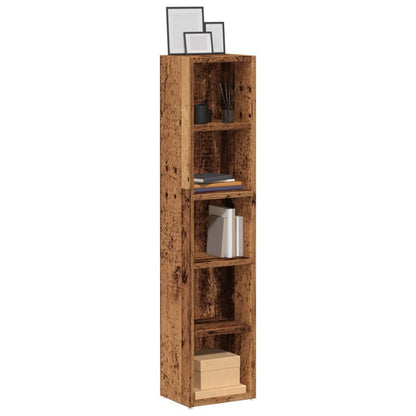CD Cabinets 2 pcs 21x16x93,5 cm Engineered Wood Old wood