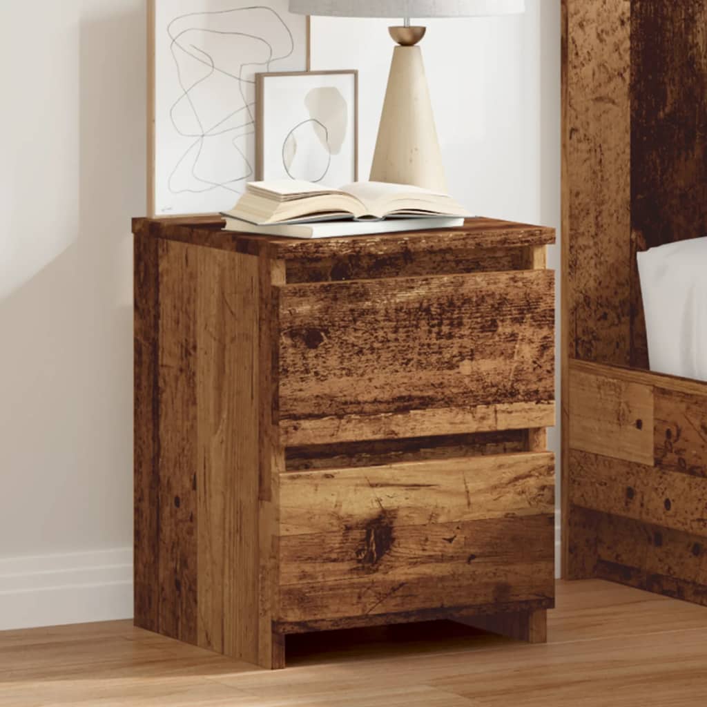 Bedside Cabinet 30x30x40 cm Engineered Wood Old wood