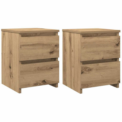 Bedside Cabinet 30x30x40 cm Engineered Wood Artisan oak