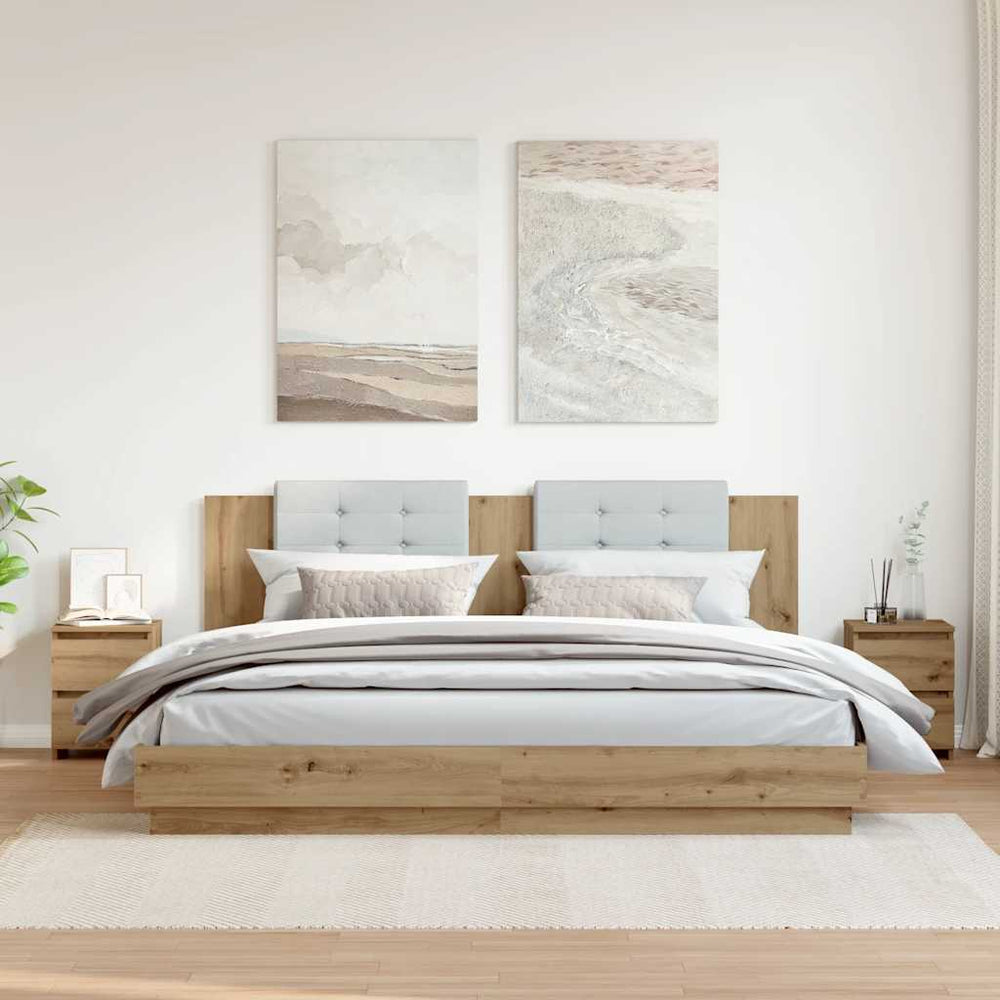 vidaXL Bedside Cabinet 30x30x40 cm Engineered Wood