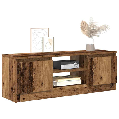 TV Cabinet with Door 102x30x36 cm Old wood