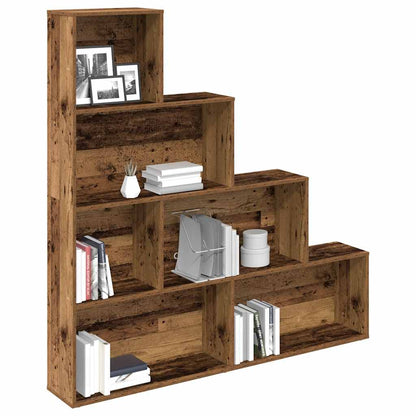 Book Cabinet 155x24x160 cm Old wood