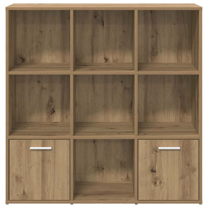 Book Cabinet 98x30x98 cm Engineered Wood Artisan oak