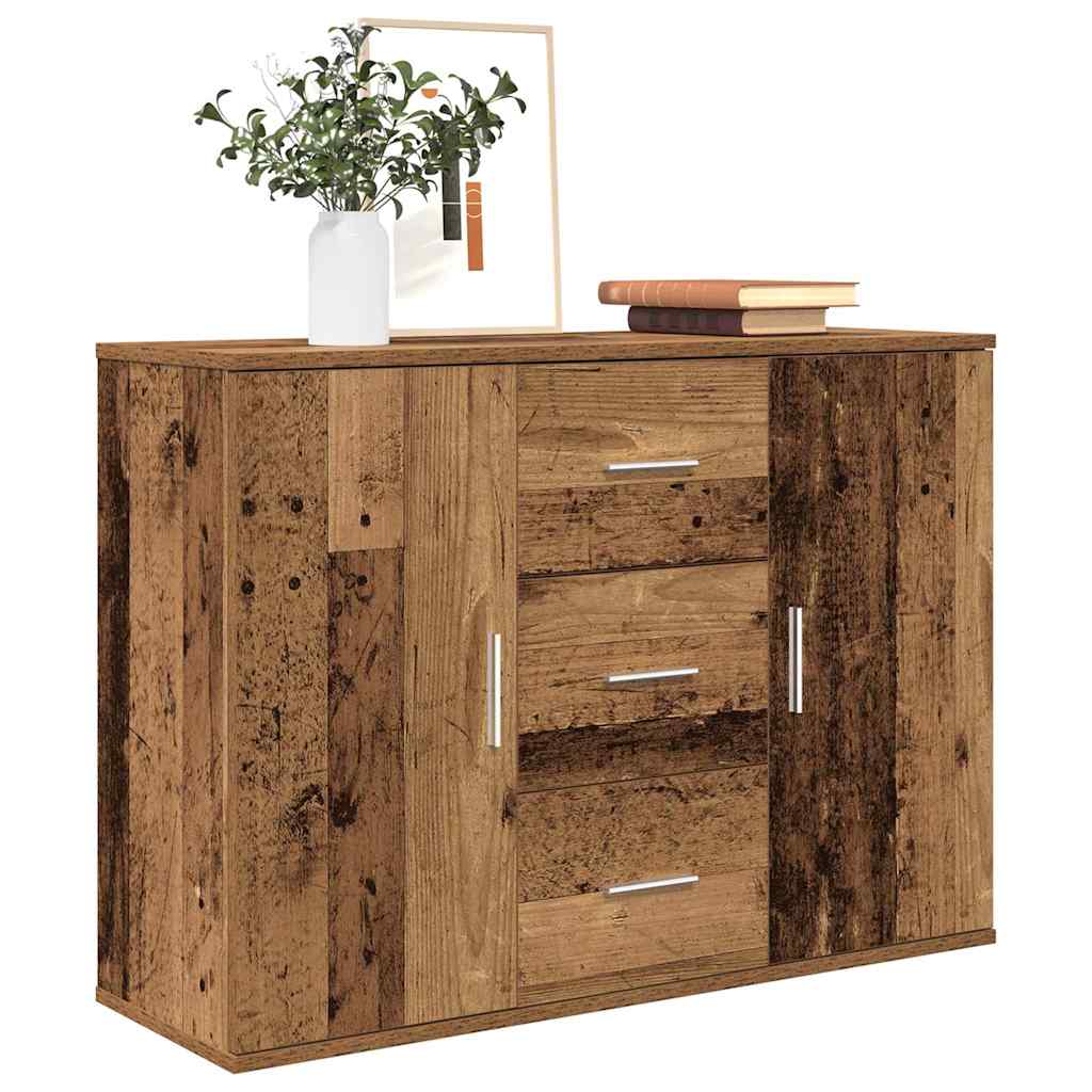 Sideboard 91x29,5x65 cm Engineered Wood Old wood
