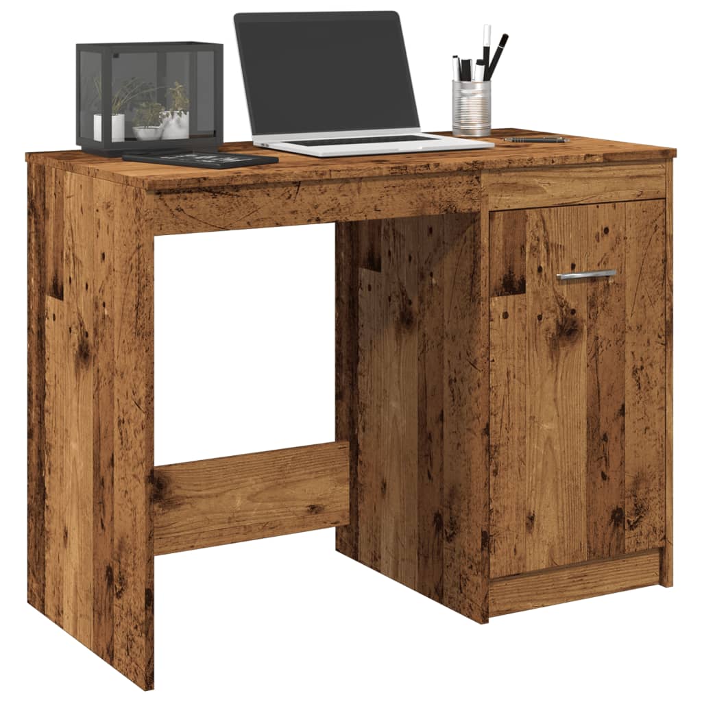 Desk 100x50x76 cm Engineered Wood Old wood