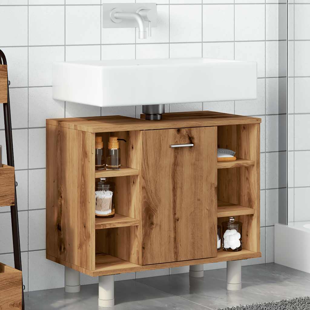 Bathroom Cabinet 60x32x53,5 cm Engineered Wood Artisan oak