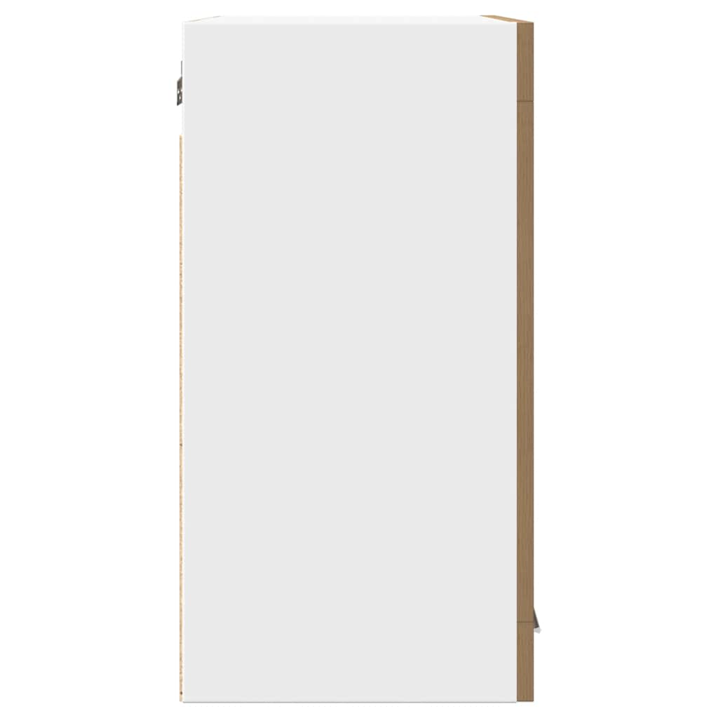 Hanging Glass Cabinet "Lyon" 40x31x60 cm Artisan Oak 1x hanging glass cabinet (2 doors) 60 cm wide 60 cm high