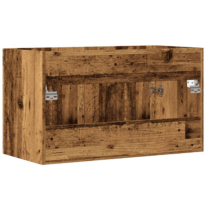 Sink Cabinet 90x38.5x46 cm Engineered Wood Old wood
