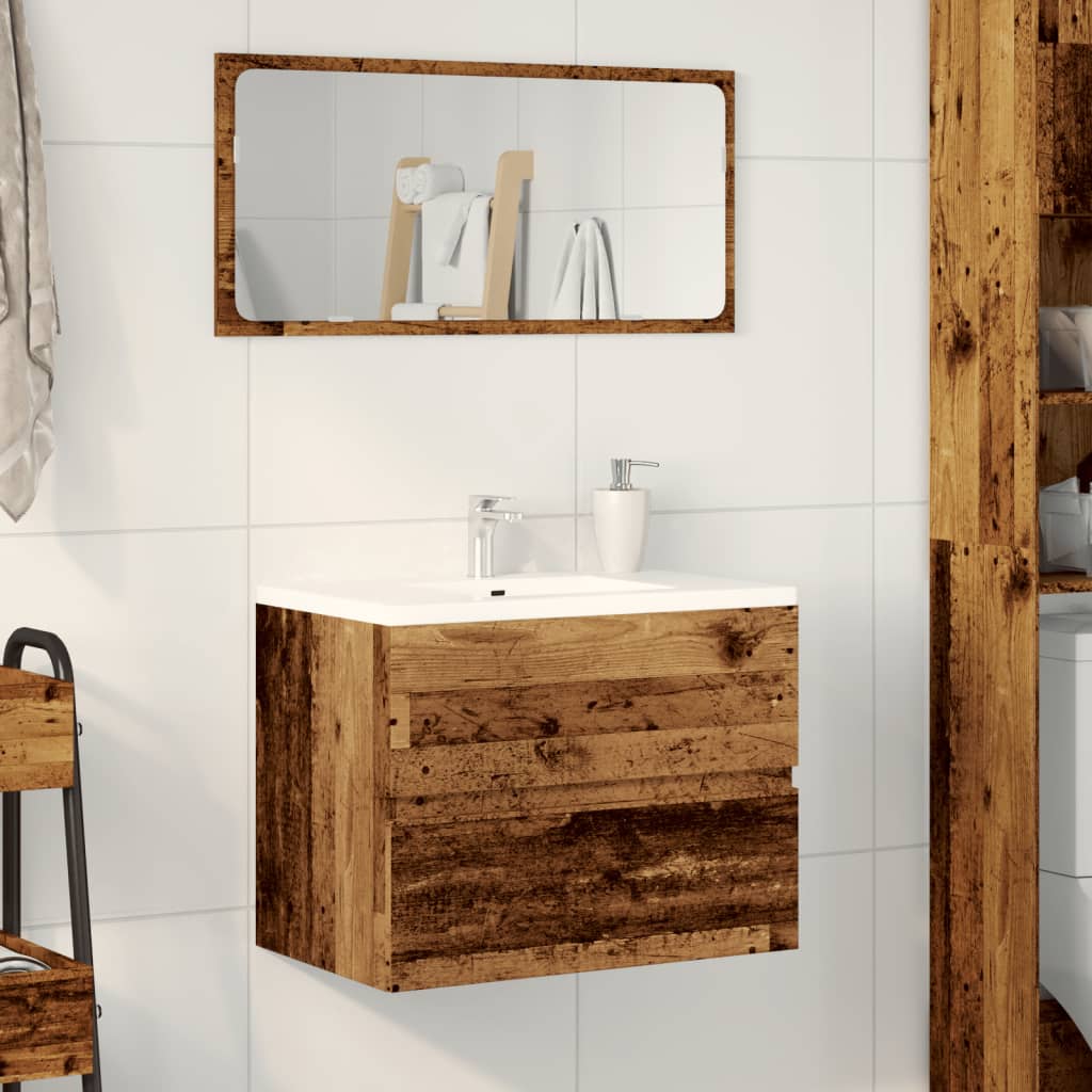 Sink Cabinet 60x38.5x45 cm Engineered Wood Old wood