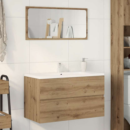 Sink Cabinet 90x38.5x45 cm Engineered Wood Artisian oak