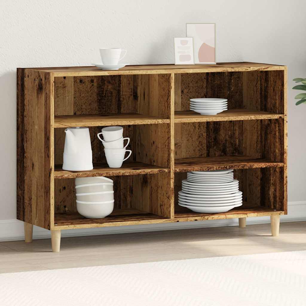Sideboard 103,5x35x70 cm Engineered Wood Old wood