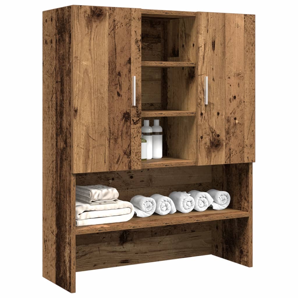 Washing Machine Cabinet 70,5x25,5x90 cm Old wood