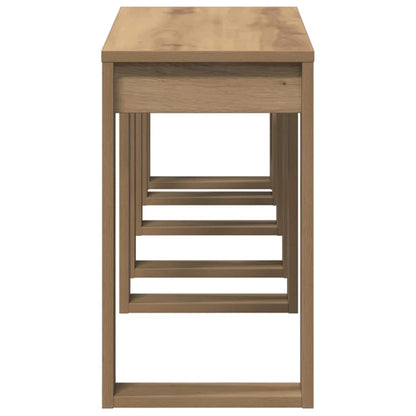 Nesting Tables 3 pcs Engineered Wood Artisan oak
