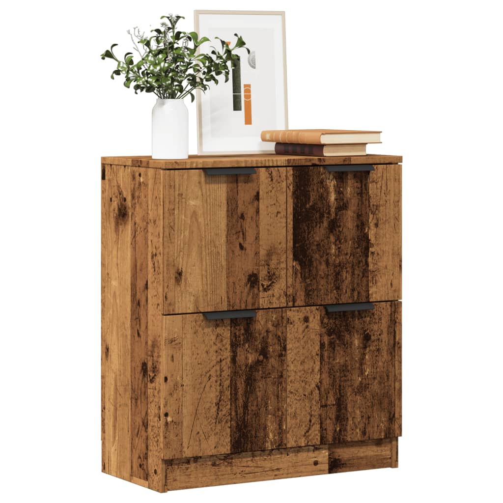 Sideboard 60x30x70 cm Engineered Wood Old wood