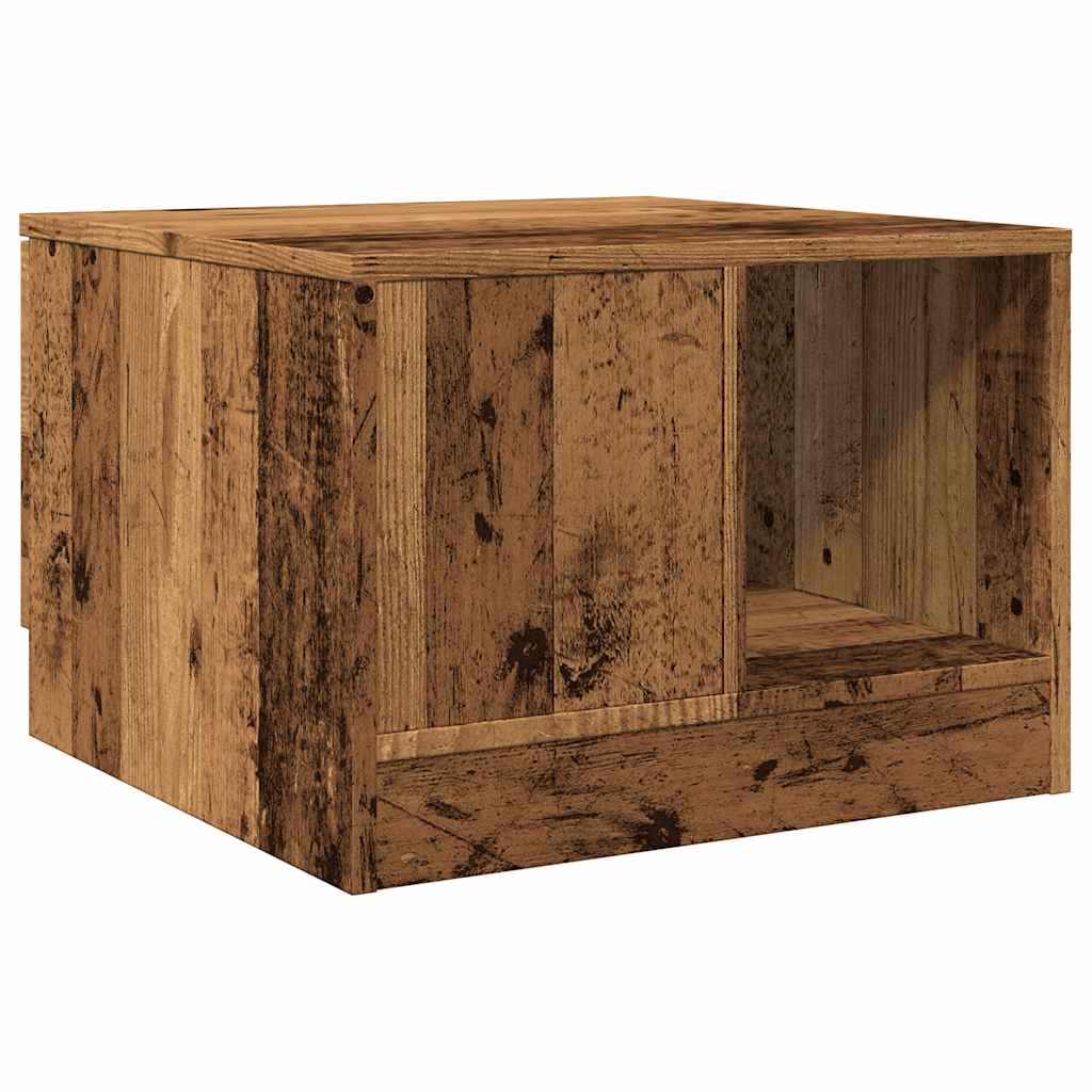 Coffee Table 50x50x36 cm Engineered Wood Old wood