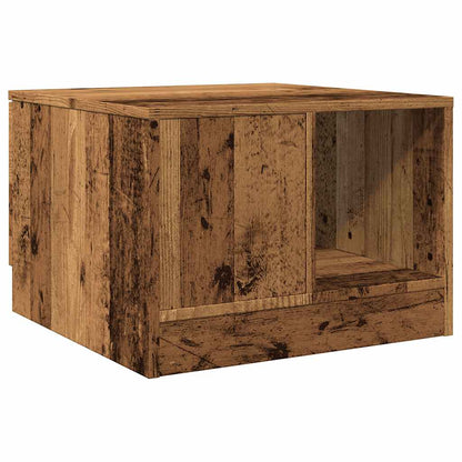 Coffee Table 50x50x36 cm Engineered Wood Old wood