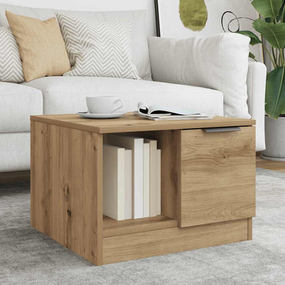 Coffee Table 50x50x36 cm Engineered Wood Artisan oak