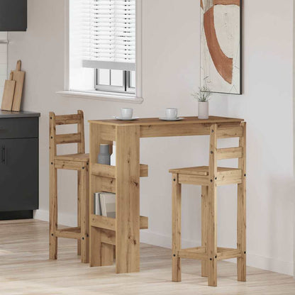 Wall Bar Table 102x45x103,5 cm Engineered Wood Artisan oak