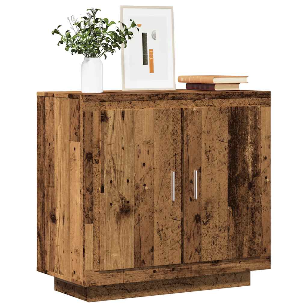 Sideboard 80x40x75 cm Engineered Wood Old wood